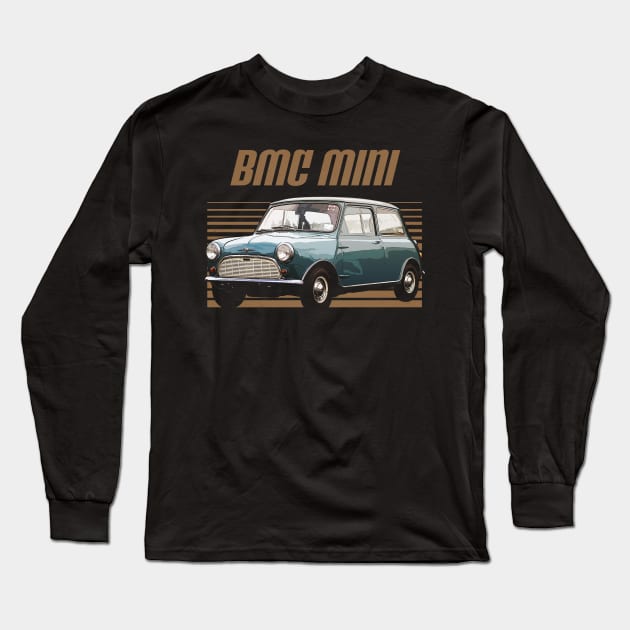 BMC Mini 1959 Awesome Automobile Long Sleeve T-Shirt by NinaMcconnell